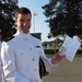 Naval Academy Graduate Receives Officer ID Card