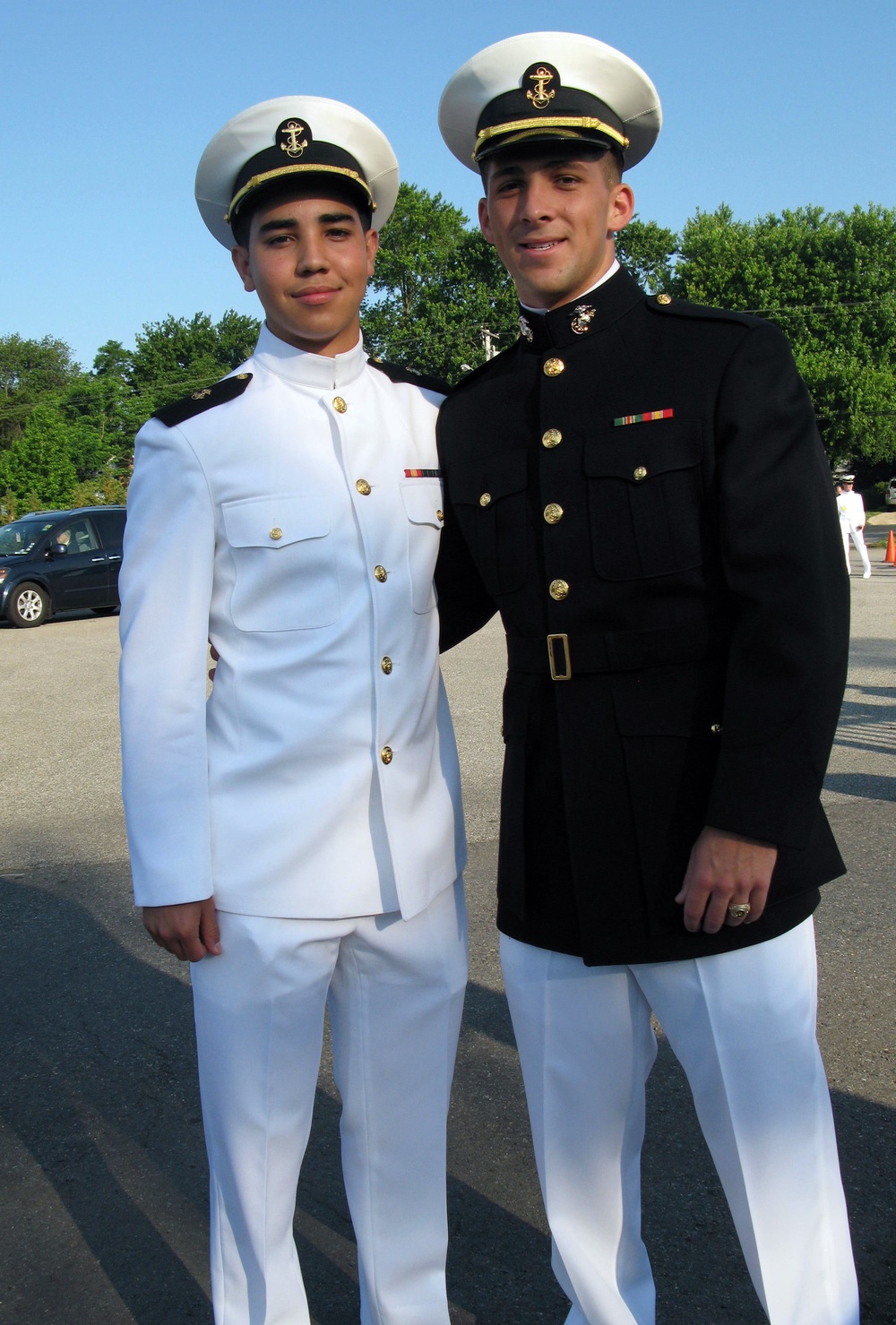 Newly Commissioned Marine Corps Officers Inspire Next Generation at Naval Academy Graduation