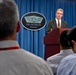 Pentagon Press Secretary Holds Briefing