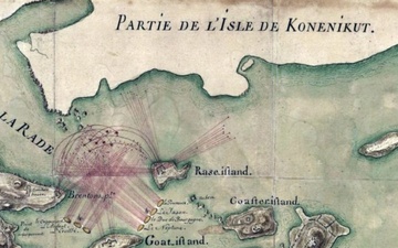 French Fleet Lands Safely in Newport, Rhode Island (11 JUL 1780)