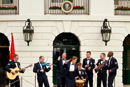 Missouri Air National Guard Band Performs at White House for Military Families Event