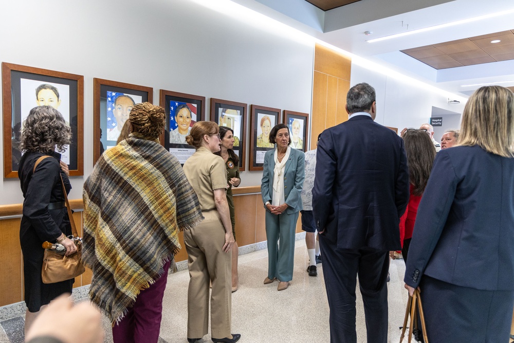 Walter Reed Officially Opens the Faces of the Fallen Display