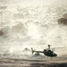 OH-58D Kiowa Helicopter Departs Communications Site in Desert During Desert Shield