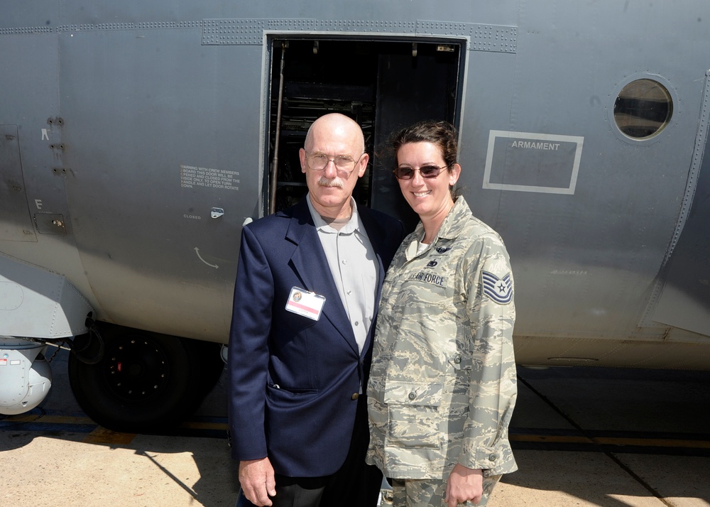 Father and Daughter Airmen Reunite at Cannon Air Force Base