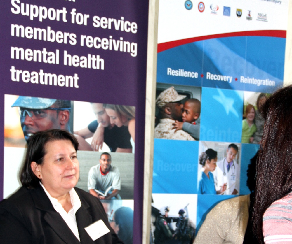 Defense Centers of Excellence Contractor Discusses Organization's Role at Brain Injury Awareness Event