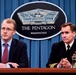 Pentagon Spokesmen Brief Press on Defense Issues