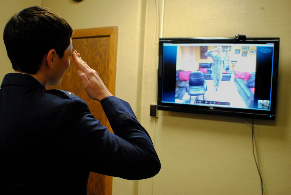 Former Enlisted Airman Commissioned as Second Lieutenant