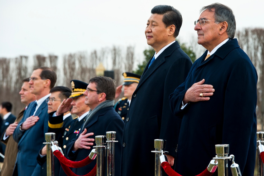 Panetta Welcomes Chinese Vice President Xi to Pentagon