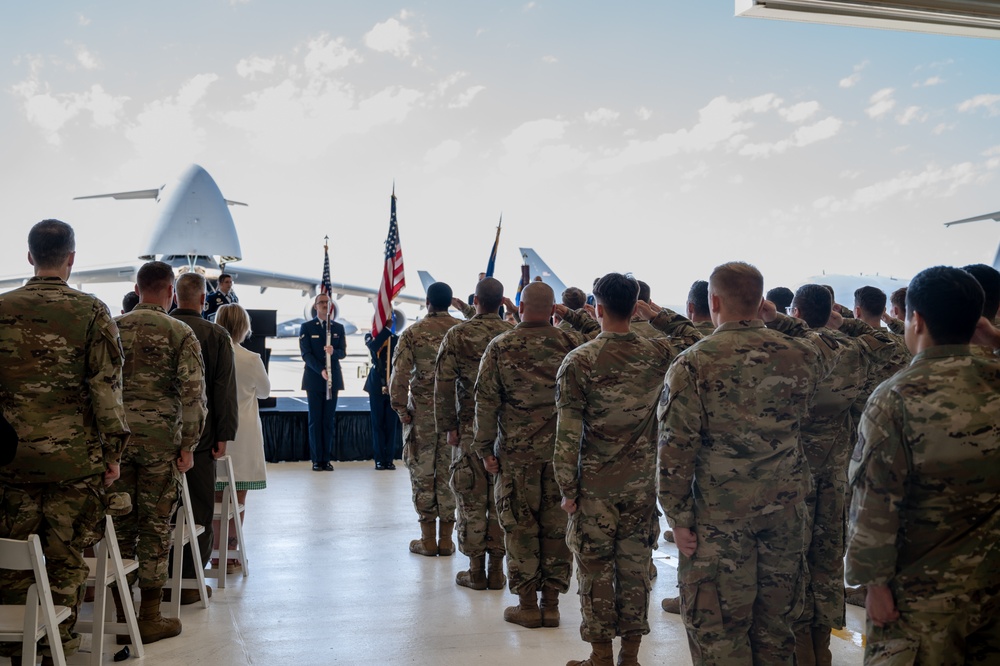 60th MXS change of command ceremony