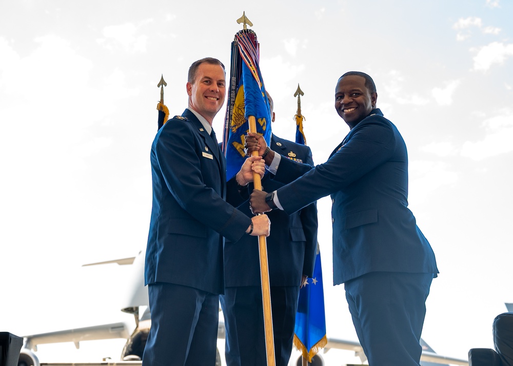 60th MXS change of command ceremony
