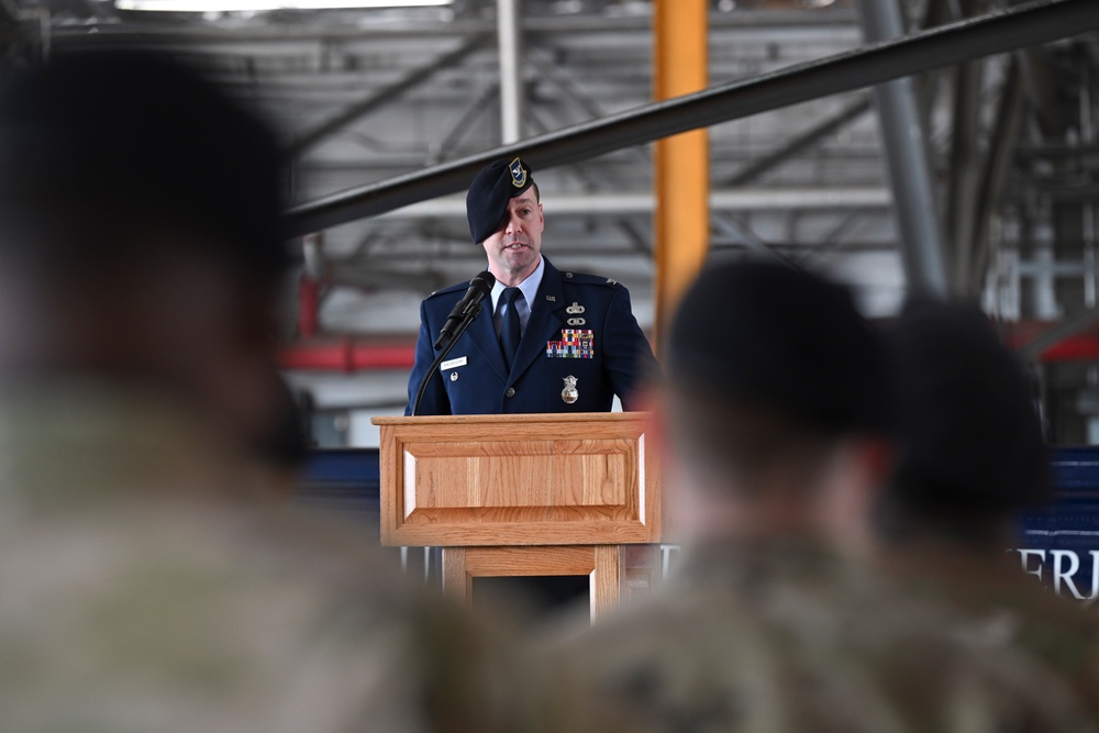 Change of command brings new leadership to Andrews' defenders