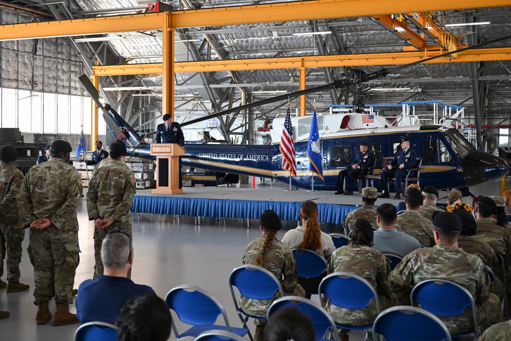 Change of command brings new leadership to Andrews' defenders