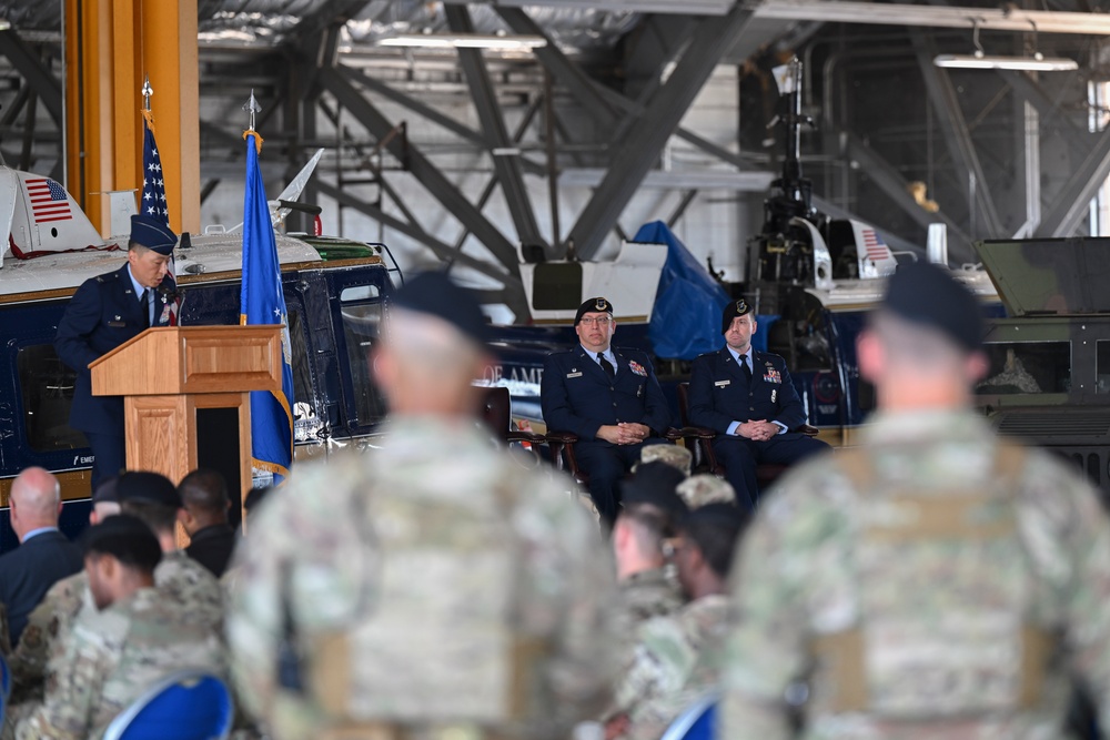 Change of command brings new leadership to Andrews' defenders
