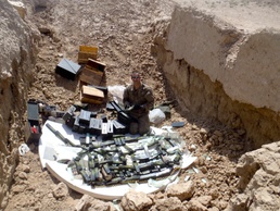 Navy EOD Unit Destroys Explosive Cache in Afghanistan