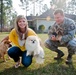 Air Force Family Poses with Beloved Pets