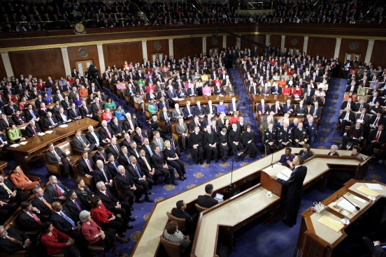 Obama Delivers State of the Union Address at U.S. Capitol