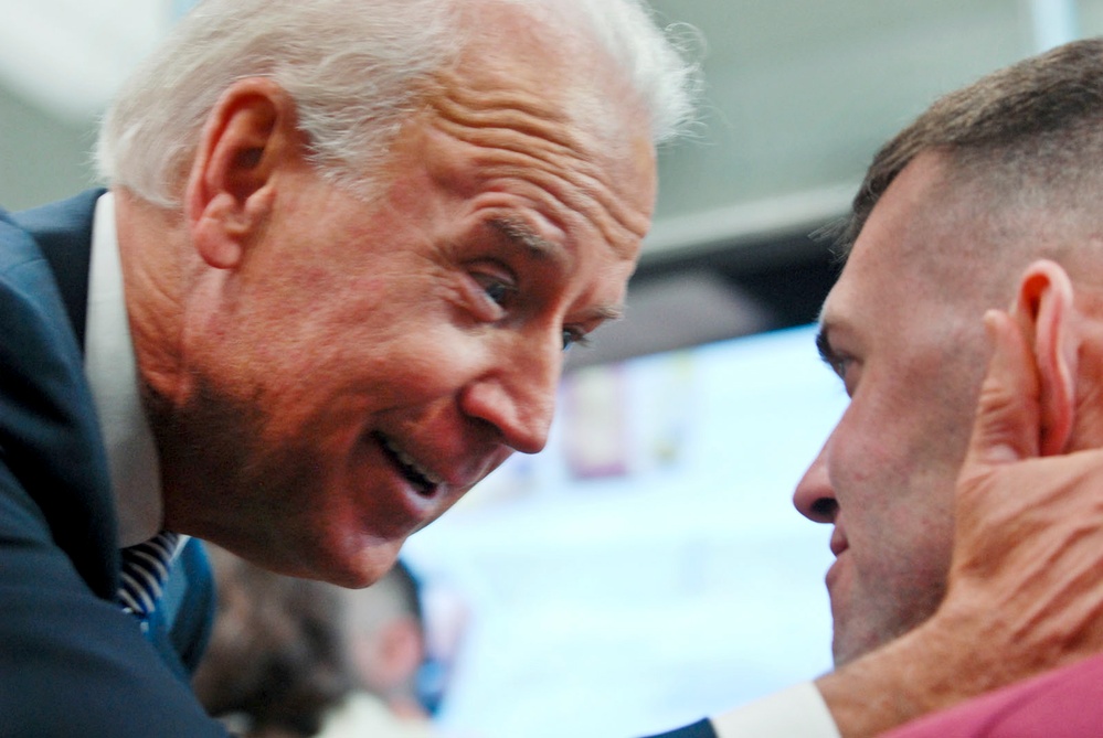 Vice President Biden Visits Wounded Warrior at Camp Pendleton
