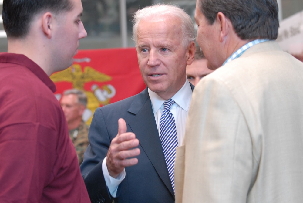 Biden Visits Wounded Warriors at Camp Pendleton