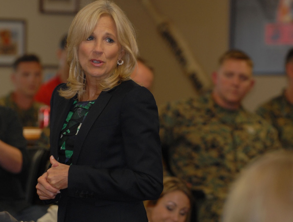 Dr. Jill Biden Honors Marines and Families at Camp Pendleton