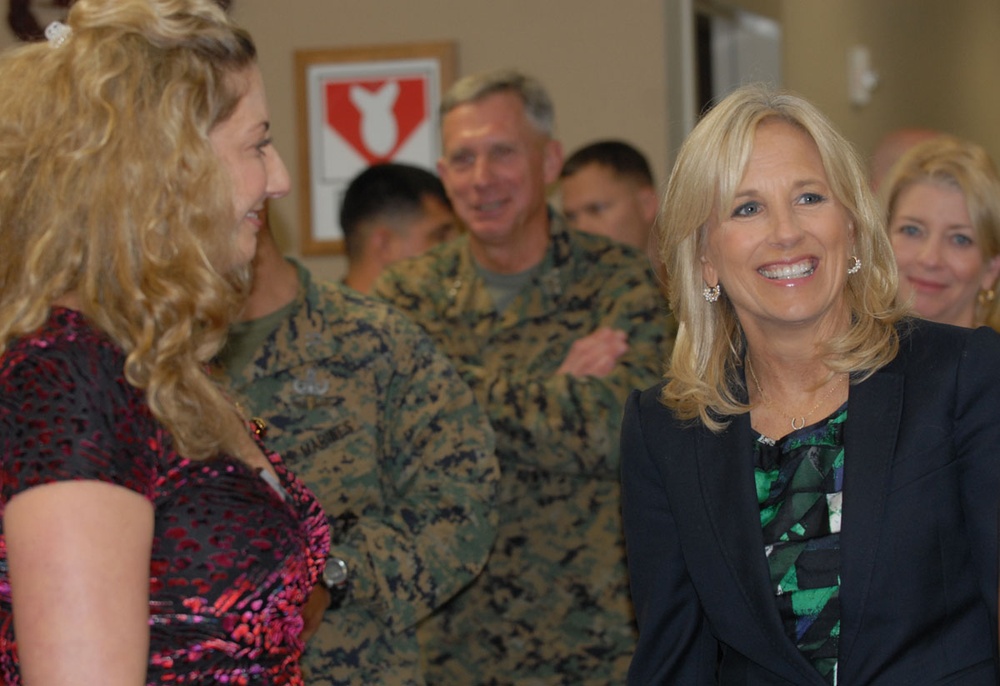 Dr. Jill Biden Visits Troops and Families at Camp Pendleton