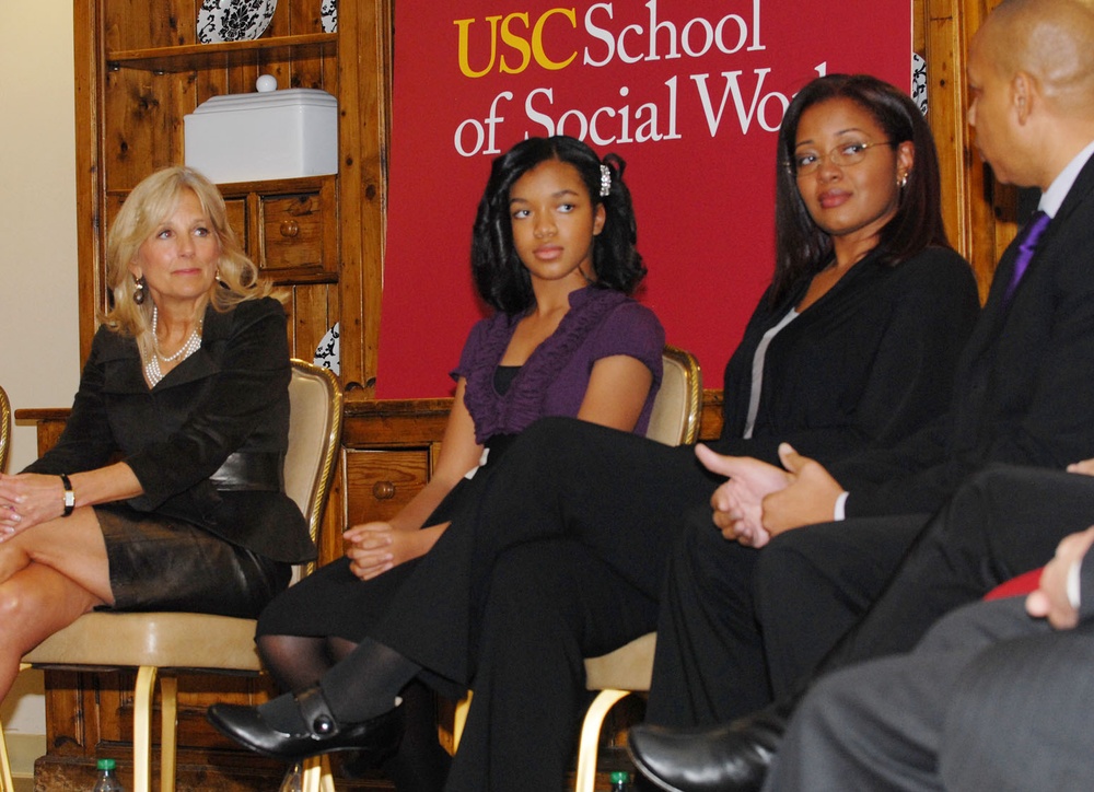 Dr. Jill Biden Hosts Education Roundtable at USC