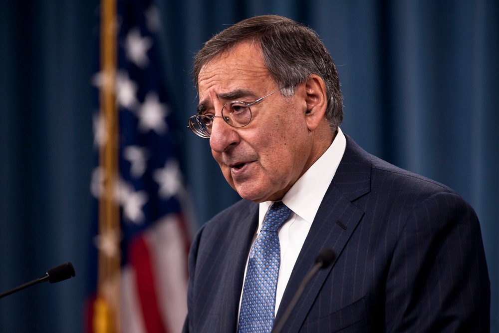 Panetta Addresses Reporters at Pentagon Press Conference