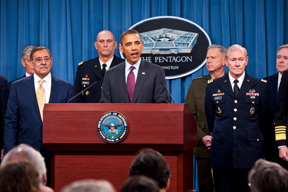 Obama Unveils New Defense Strategy at Pentagon Briefing