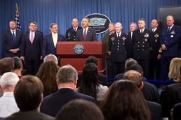 Obama Unveils New Defense Strategy at Pentagon Briefing