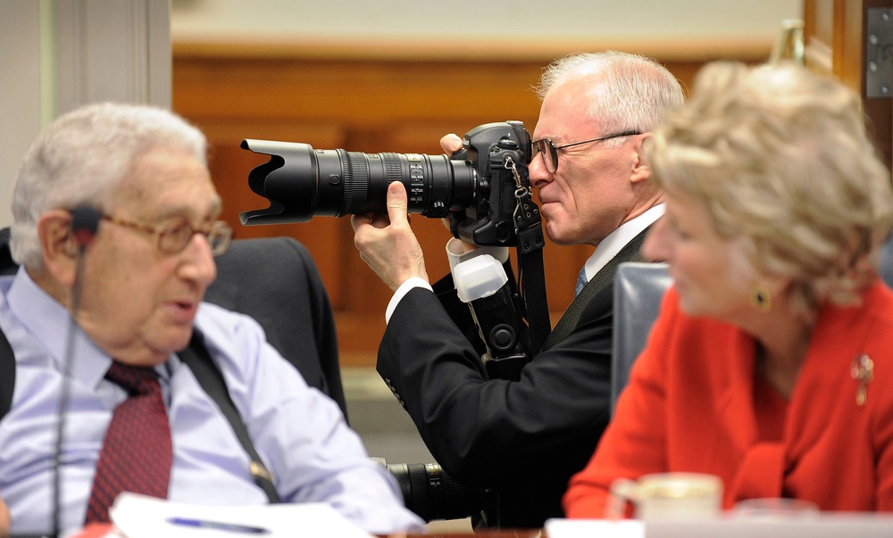 Defense Department Photographer Captures Attendees Before Pentagon Meeting