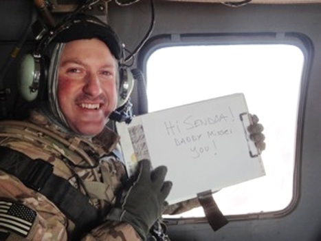 Army Major Connects with Son from Afghanistan via Skype, Messaging