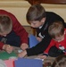 Young Brothers Make Cards for Deployed Service Members at VP Residence