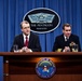 Pentagon Officials Brief Reporters on Defense Matters