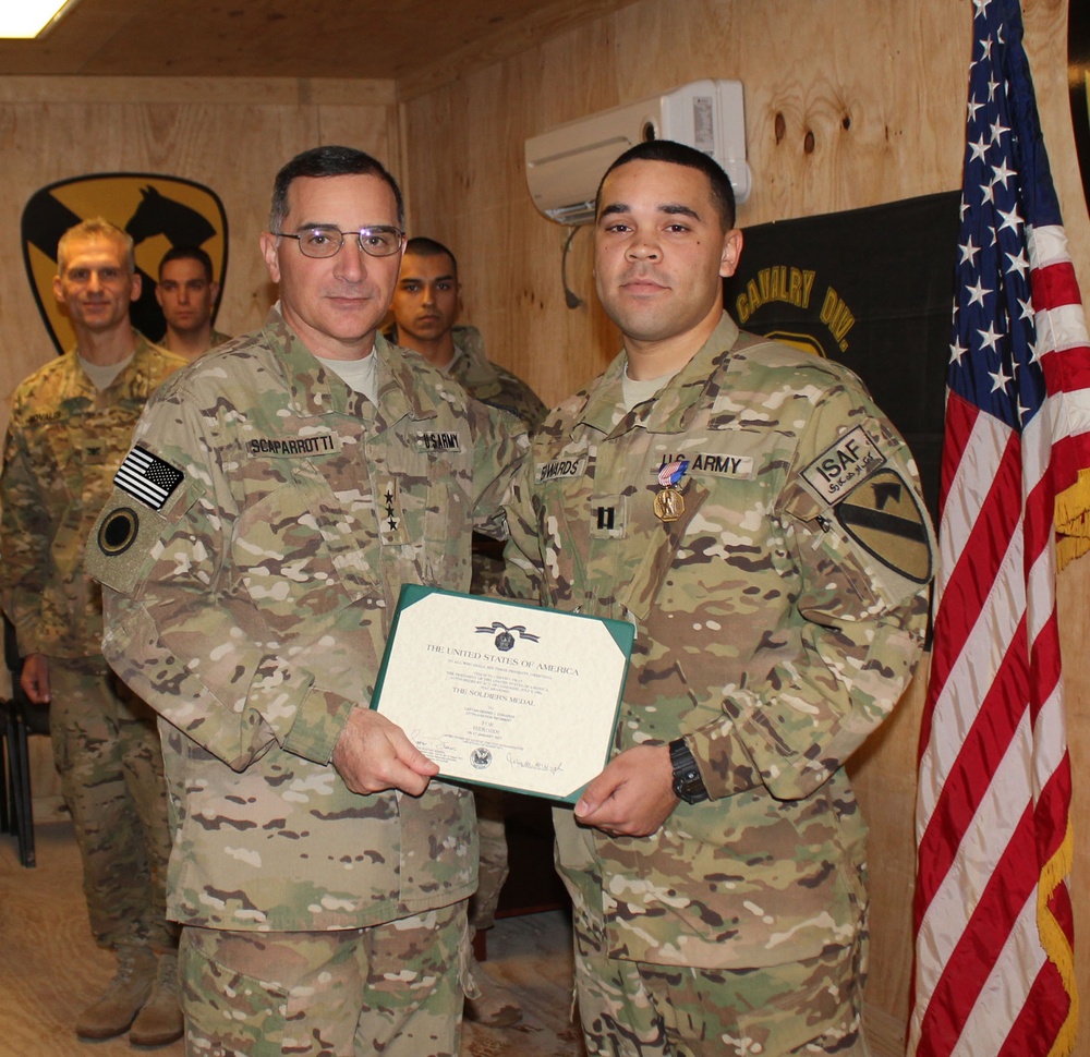 Army Captain Awarded Soldier's Medal for Valor in Afghanistan