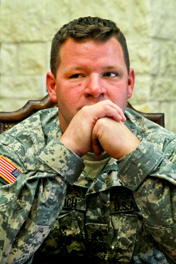 Army Sgt. Receives Wife's Support in PTSD Recovery