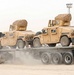 Humvees Depart Contingency Operating Base Adder in Iraq
