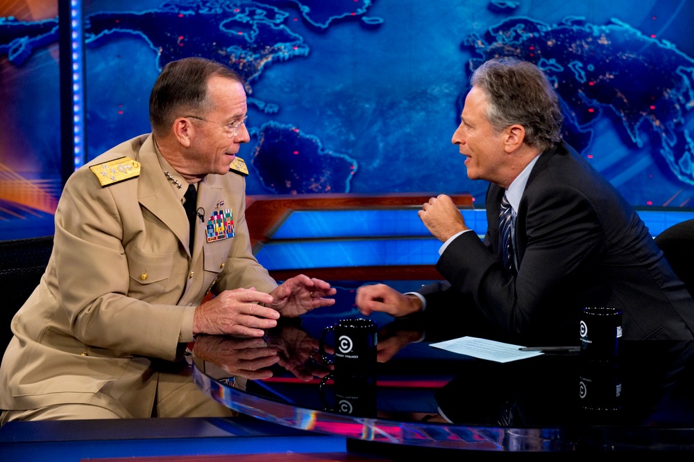 Mullen Appears on 'The Daily Show' for Third Time