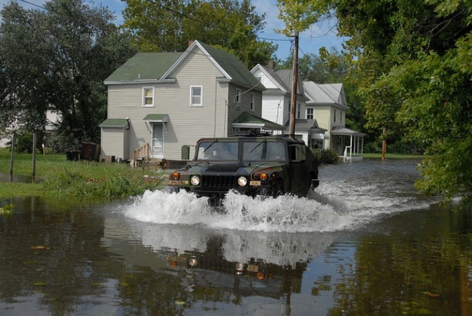Maryland National Guard Responds to Flooding from Tropical Storm Lee