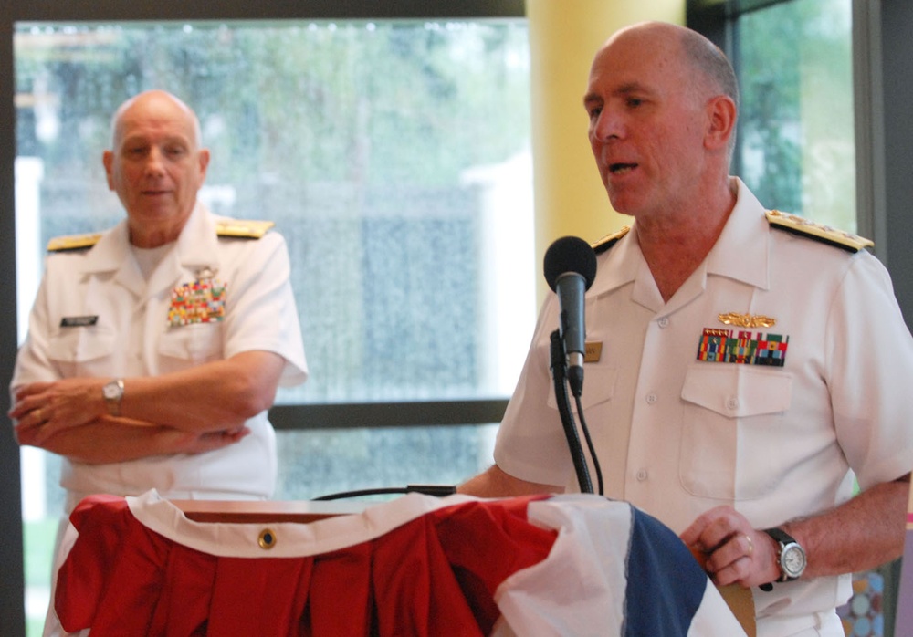 Navy Leaders Dedicate Warrior Playroom at Walter Reed Medical Center