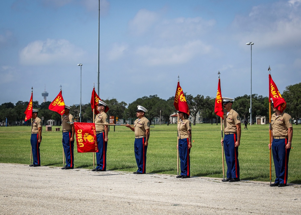 Recruiting Station San Antonio Change of Command Ceremony