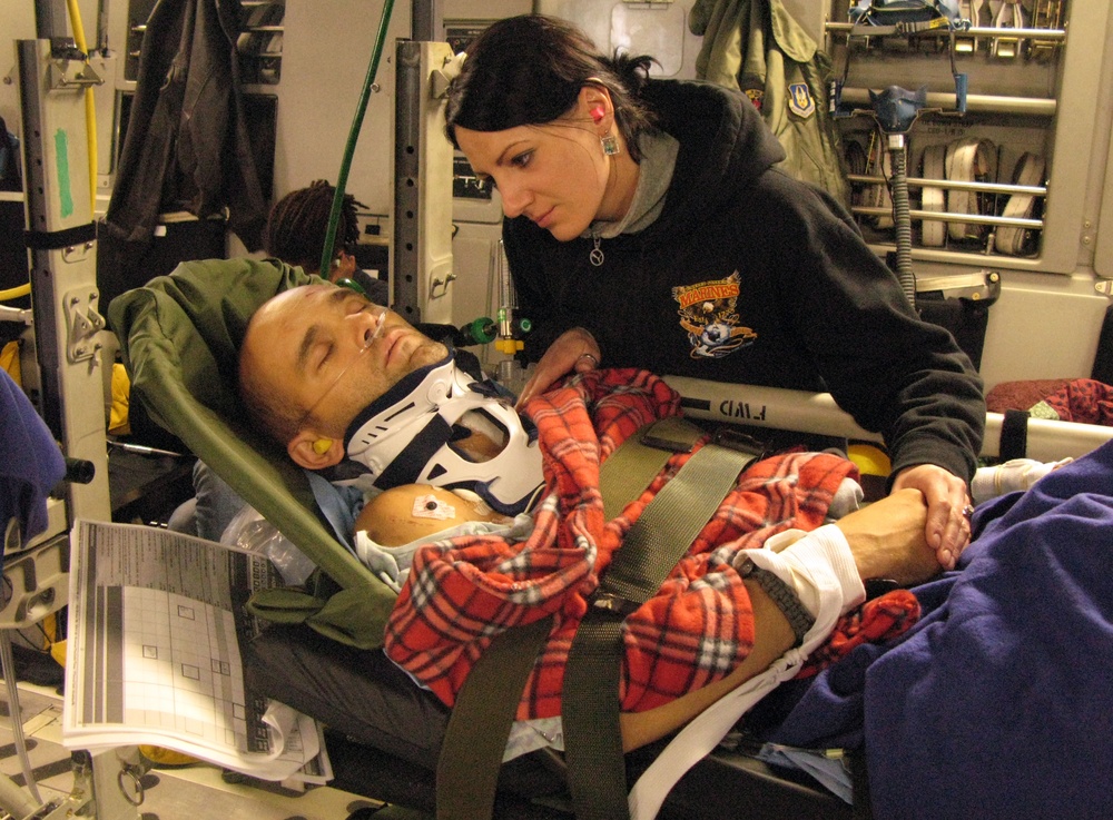 Marine Cpl. Miroslav &quot;Mike&quot; Kazimir Evacuated from Germany to U.S. After Injury