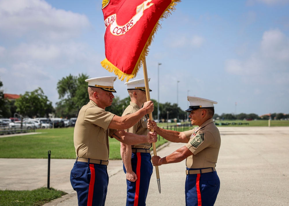Recruiting Station San Antonio Change of Command Ceremony