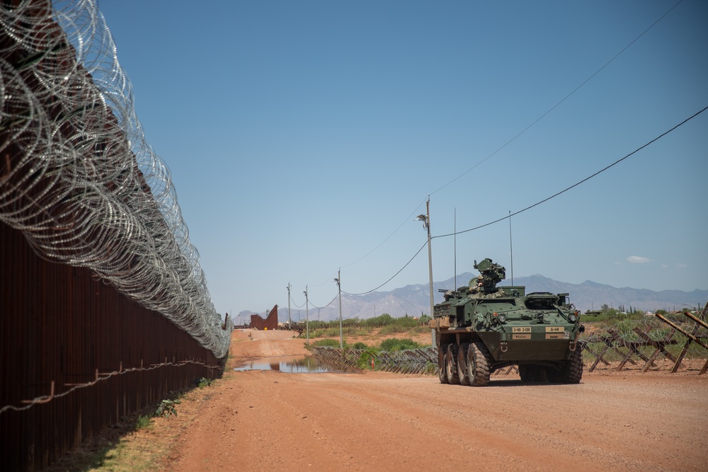 2nd Stryker Brigade Combat Team supports the southern border mission