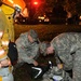 National Guard Medics Assist Firefighters at House Fire After Hurricane Irene
