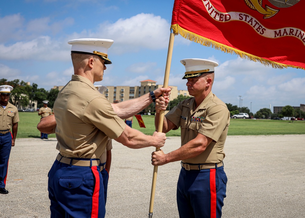 Recruiting Station San Antonio Change of Command Ceremony