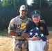Air Force Instructor Stands with Pearl Harbor Survivor