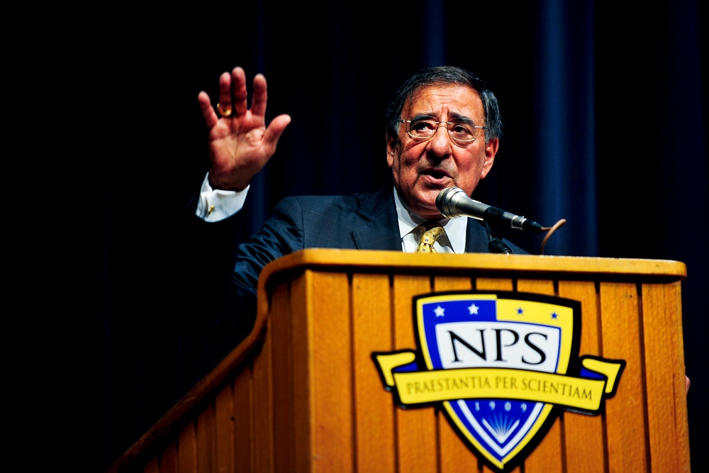 Panetta Addresses Students at Naval Postgraduate School and Defense Language Institute