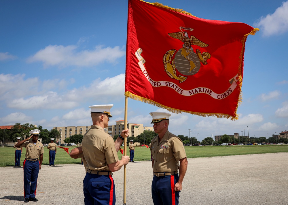 Recruiting Station San Antonio Change of Command Ceremony