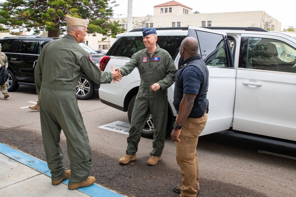 Gen. Guillot Visits CNAF and HSM 49
