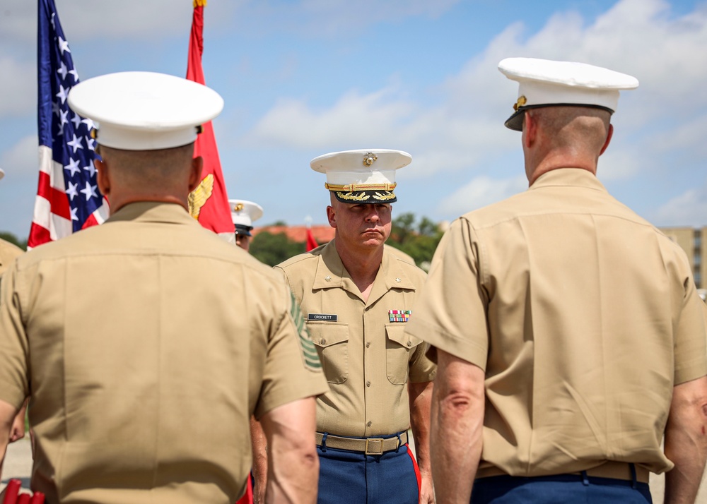 Recruiting Station San Antonio Change of Command Ceremony