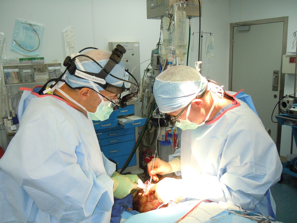 Air Force Doctor Performs Facial Reconstruction in Afghanistan